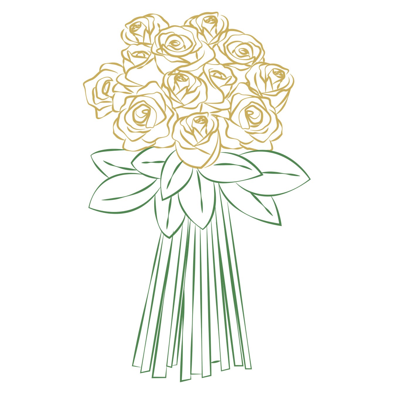 product image for 12 Red roses bouquet